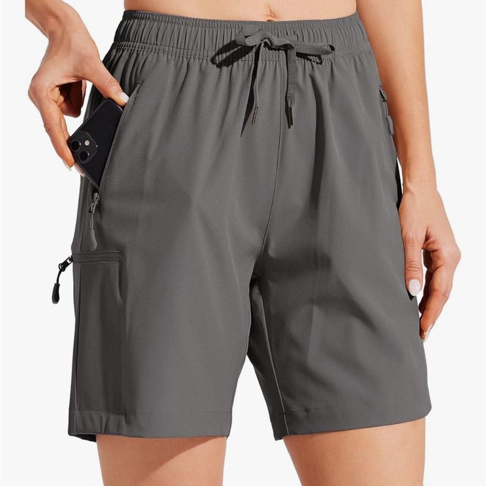 BRAND NEW ! Willit Women's Lightweight Shorts Dark Gray Size XL